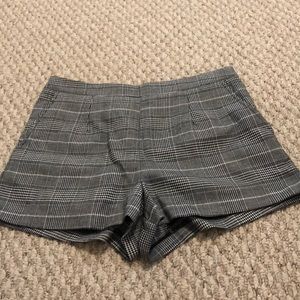 Plaid shorts